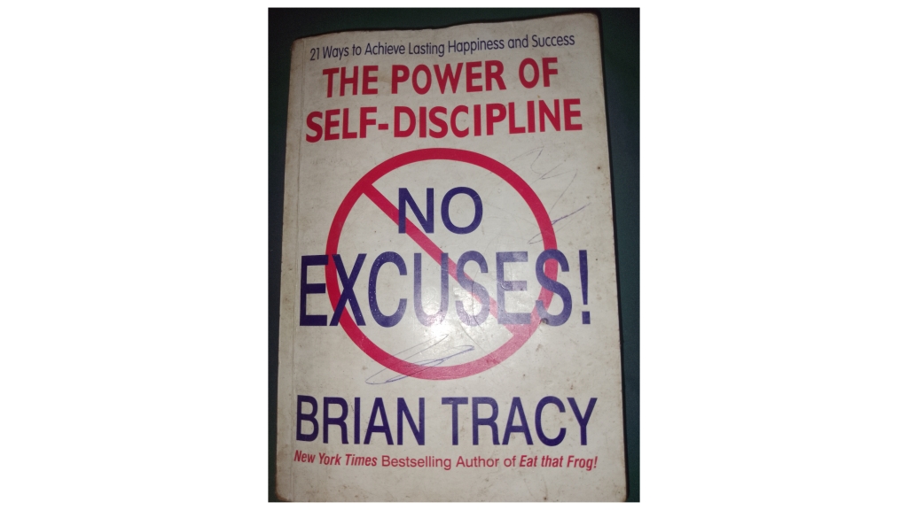 I picked up BRIAN TRACY’S: THE POWER OF SELF-DISCIPLINE after two weeks of being unproductive.
